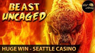 ️HUGE WIN IN SEATTLE MUCKLESHOOT CASINO️ Beast Uncaged Buffalo | Ultimate Fire Link BIG WIN SLOT
