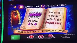 Wild Dragon Slot Machine Bonus - 4 Symbol Trigger