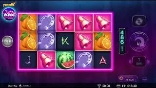 CherryPop slot machine by AvatarUX gameplay  SlotsUp