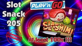 Slot Snack 205: Play'n Go's SLASHIMI Guaranteed Over 100x !