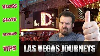 Las Vegas Journeys - Episode 66 - "End of 1st night at The D with WINS!"
