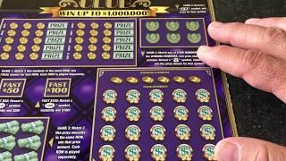 Scratching a very BIG $10 Instant Lottery Ticket
