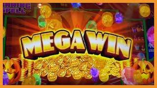This MEGA WIN on Halloween Winning Spells Slot Machine Was INSANE! | Casino Countess