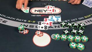$20,000 Blackjack Win - Crazy up and down session