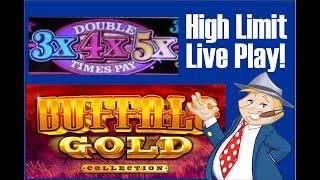 High Limit Buffalo, Mr. Money Bags & 3x4x5x Slot Machine...3 BIG WINNERS...OR 3 BIG LOSERS?