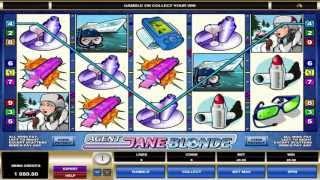 FREE Agent Jane Blonde  slot machine game preview by Slotozilla.com