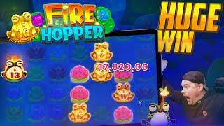 RECORD WIN ON FIRE HOPPER  - PUSH GAMING New Slot