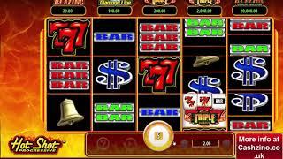 Hot Shot Progressive video slot - Bally casino game with Jackpot