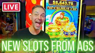 FIRST LIVE AT VENETIAN LAS VEGAS ⪢ NEW SLOTS BY AGS!