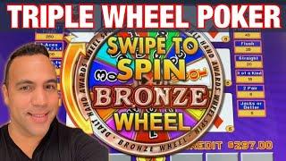 *** BONUS VIDEO *** - Double Double Bonus Triple Wheel Poker!! ️ ️ ️