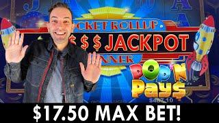 PROGRESSIVE JACKPOT on Pop N' Pays on $17.50 Max Bet!