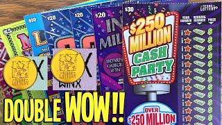 DOUBLE WOW!! BIG PROFIT  What Are The Odds!!  $140 TEXAS Lottery Scratch Off Tickets