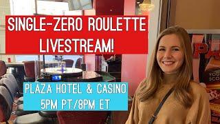 FIRST EVER Single-zero Roulette Livestream!! $1000 Buy-in!