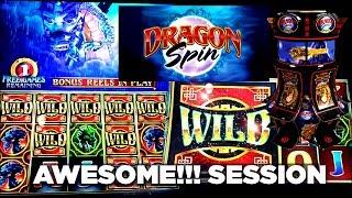 AWESOME!! SESSION - DRAGON SPIN - BY BALLY - 4 BONUSES