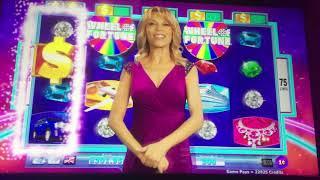 $5 MAX BET WINS - Wheel of Fortune 4D Slot Machine Bonus