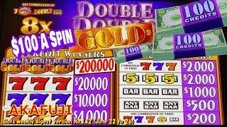 Slots weekly digest version for You who are busy No.142$100 a Spin Double Double Gold Slot 赤富士スロット
