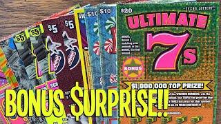 BONUS SURPRISE!! 5X $20 Ultimate 7s  Fixin To Scratch