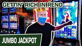 Gettin’ RICH in RENO  ROYAL RAJA Takes The Throne + 24 FREE SPINS