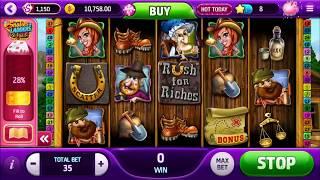 RUSH FOR RICHES SLOT - wild west themed video slot machine - Slotomania Facebook Game