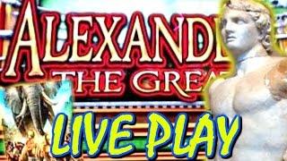•ALEXANDER THE GREAT • SLOT MACHINE LIVE PLAY MAX BET