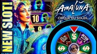 •NEW SLOT! FANTASTIQUE WIN!• AMALUNA CIRQUE DU SOLEIL (SG) Slot Machine Bonus
