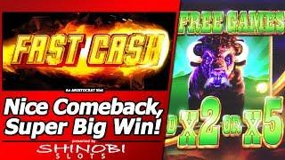 Fast Cash Slot - First Attempt, Nice Comeback and a Super Big Win!!