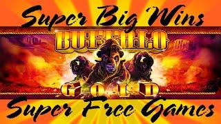 BUFFALO GOLD (WONDER 4)  SUPER FREE GAMES  SUPER BIG WINS (SLOT MACHINE)