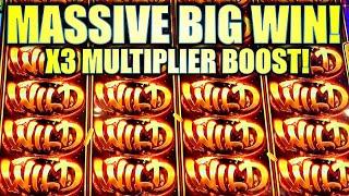 MASSIVE BIG WIN! 4 WILD REELS X3! FU DAI LIAN PANDA  PROSPERITY, JACKPOT, LONGEVITY Slot Machine