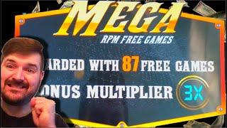 I GOT THE MEGA GAMES! 87 Games At 3X Multiplier! At The LAS VEGAS AIRPORT Of All Places!