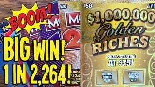 BIG WIN! 1 in 2,264!  I CAN'T BELIEVE IT!  $151/TICKETS!  Texas Lottery Scratch Offs