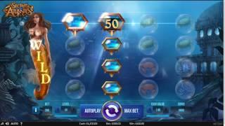Secret of Atlantis Slot Features and Game Play - by NetEnt