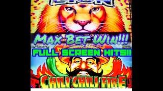 **BIG WINS** Chili Chili Fire, Ultra Stack Lion and more! Full Screen Wins! WCF 2016 Collection!