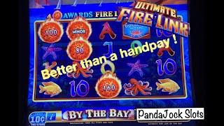 This IS the definition of "Better than a Handpay"️Fantastic run on Ultimate Fire Link, By the Bay