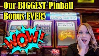 Amazing! ️ We Hit Our BIGGEST Pinball Slot Machine Jackpot EVER!