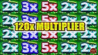 120x WIN! MULTIPLIER BLAST SPARKLING ROSES MAX BET Slot Machine