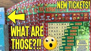 **NEW TICKETS!** 2 Sweet WINS  What Are THOSE! 10X Winter Words  TEXAS Lottery Scratch Off Tickets