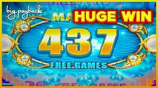 HUGE WIN on NEW Whales of Cash Ultimate Jackpots Slot!