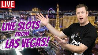 Live Casino Slot Play in Las Vegas  Going for Grand Jackpots!