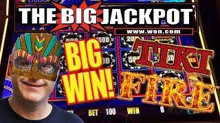I ️ TIKI FIRE!! BIG WIN ON LIGHTNING LINK  FEATURE ROUND! | The Big Jackpot