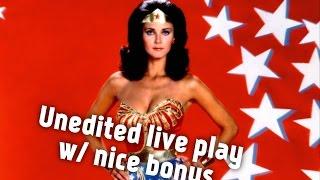 Wonder Woman slot - max bet - unedited live play w/ a nice bonus - Slot Machine Bonus