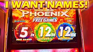 I WANT NAMES!!! * LEGEND OF THE 3X 2X PHOENIX!!! - New Las Vegas Casino Slot Machine Bonus