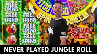 NEW Jungle Roll Slot Machine w/ FREE SPINS