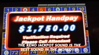 Keno Jackpot !!BIG WIN 1st of 3 on Same Machine!!
