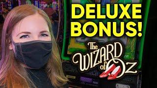 First Time Hitting Great And Powerful Oz Free Spins! Wizard Of Oz Emerald City Slot Machine! BONUS!