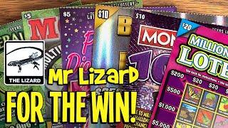 MR LIZARD FOR THE WIN!  PLAYING $80 in TX Lottery Scratch Offs