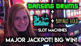 MAJOR JACKPOT! Dancing Drums Slot Machine! BIG WIN!!!