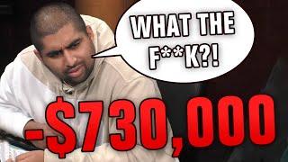 TRASH TALKER Loses $730,000 In One Poker Game