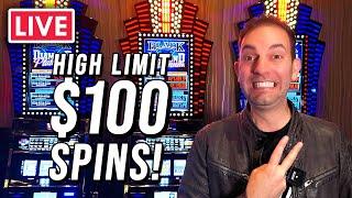 LIVE Spinning up to $100 on HIGH LIMIT Slots