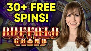 30+ Free Spins! Buffalo Grand Slot Machine!