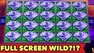 ️FULL SCREEN WILD AT MAX BET??️Can You Believe this? Downtown Diamond Slot Huge Win Bonus
